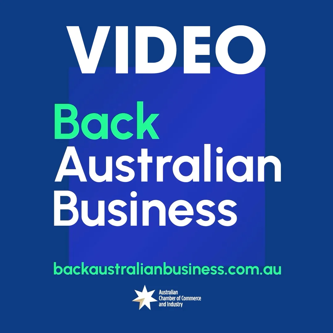 Back Australian Business hero campaign visual