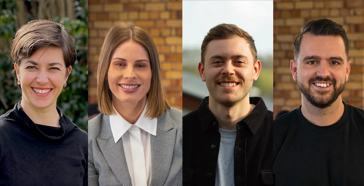Headshots of four Topham Guerin team members.